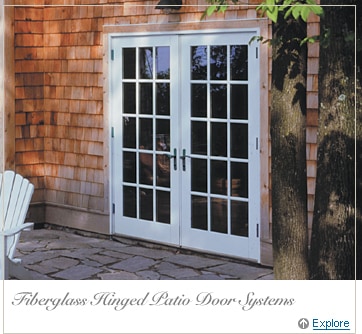 Fiberglass Hinged Patio Door System
