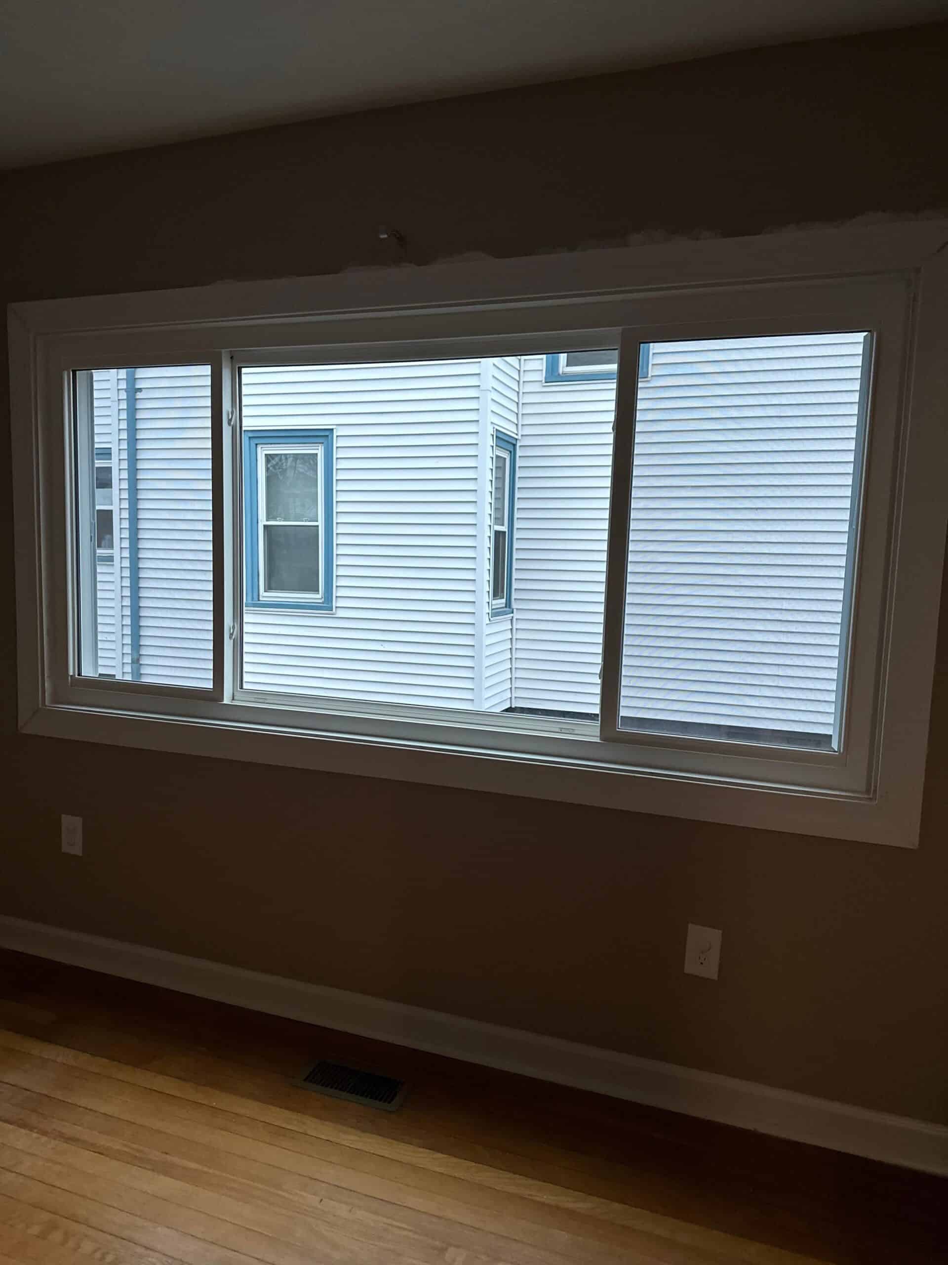 Interior view of a SoftLite window installed in a home